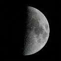 mond  Canon EOS 350 mit 400mm und 1,5 fach Konverter