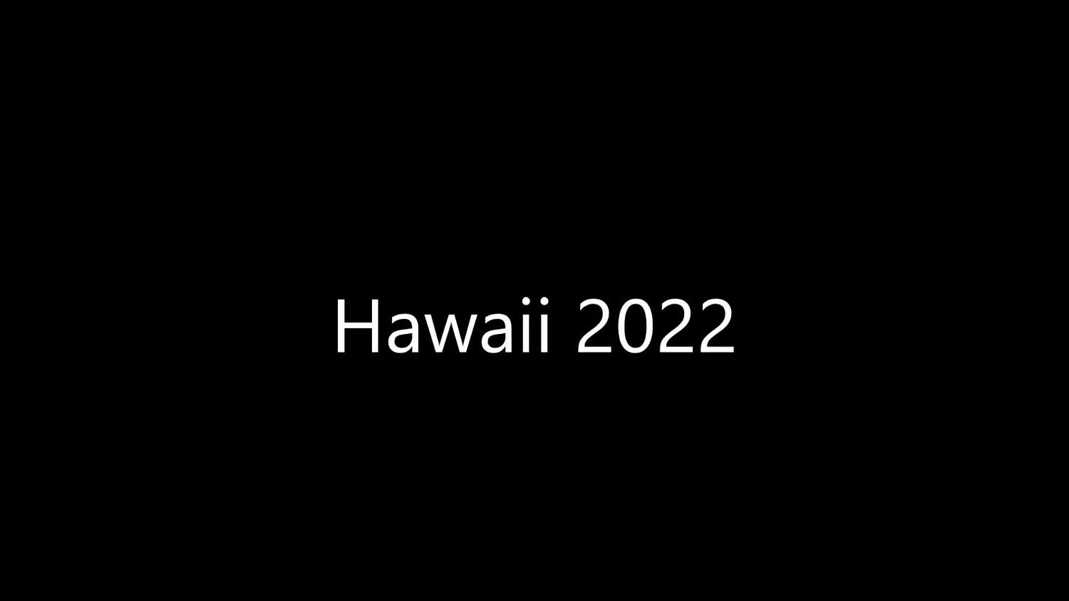 Hawaii 2022